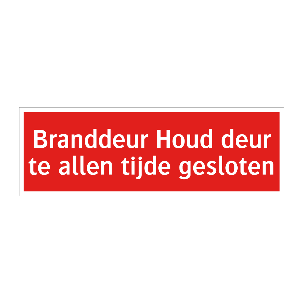 Koop Nooduitgang Niet blokkeren - Emergency exit Do not block /.../ bord | | NL-E655