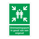 Ontmoetingspunt in geval van een ongeval & Ontmoetingspunt in geval van een ongeval