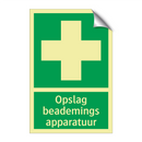 Opslag beademings apparatuur & Opslag beademings apparatuur & Opslag beademings apparatuur
