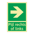 Pijl rechts of links & Pijl rechts of links & Pijl rechts of links & Pijl rechts of links