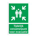 Tijdelijk verzamelpunt voor evacuatie & Tijdelijk verzamelpunt voor evacuatie