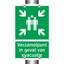 Verzamelpunt in geval van evacuatie & Verzamelpunt in geval van evacuatie