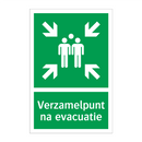Verzamelpunt na evacuatie & Verzamelpunt na evacuatie & Verzamelpunt na evacuatie