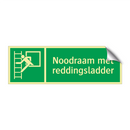Noodraam met reddingsladder & Noodraam met reddingsladder & Noodraam met reddingsladder