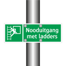 Nooduitgang met ladders & Nooduitgang met ladders & Nooduitgang met ladders