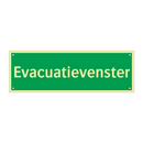 Evacuatievenster & Evacuatievenster & Evacuatievenster & Evacuatievenster