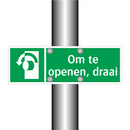 Om te openen, draai & Om te openen, draai & Om te openen, draai