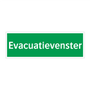 Evacuatievenster & Evacuatievenster & Evacuatievenster & Evacuatievenster & Evacuatievenster