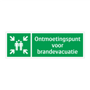 Ontmoetingspunt voor brandevacuatie & Ontmoetingspunt voor brandevacuatie