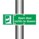 Open door rechts te duwen & Open door rechts te duwen & Open door rechts te duwen