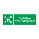 Tijdelijke evacuatieplaats & Tijdelijke evacuatieplaats & Tijdelijke evacuatieplaats