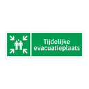 Tijdelijke evacuatieplaats & Tijdelijke evacuatieplaats & Tijdelijke evacuatieplaats