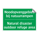 Noodopvanggebied bij natuurrampen /.../ - Natural disaster outdoor /.../