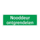 Nooddeur ontgrendelen & Nooddeur ontgrendelen & Nooddeur ontgrendelen & Nooddeur ontgrendelen