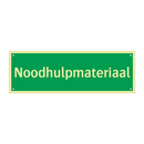 Noodhulpmateriaal & Noodhulpmateriaal & Noodhulpmateriaal & Noodhulpmateriaal