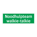Noodhulpteam walkie-talkie & Noodhulpteam walkie-talkie & Noodhulpteam walkie-talkie