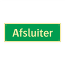 Afsluiter & Afsluiter & Afsluiter & Afsluiter