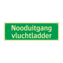 Nooduitgang vluchtladder & Nooduitgang vluchtladder & Nooduitgang vluchtladder