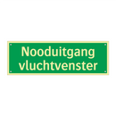 Nooduitgang vluchtvenster & Nooduitgang vluchtvenster & Nooduitgang vluchtvenster
