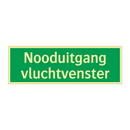 Nooduitgang vluchtvenster & Nooduitgang vluchtvenster & Nooduitgang vluchtvenster