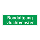 Nooduitgang vluchtvenster & Nooduitgang vluchtvenster & Nooduitgang vluchtvenster