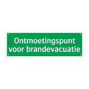 Ontmoetingspunt voor brandevacuatie & Ontmoetingspunt voor brandevacuatie