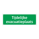 Tijdelijke evacuatieplaats & Tijdelijke evacuatieplaats & Tijdelijke evacuatieplaats