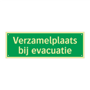 Verzamelplaats bij evacuatie & Verzamelplaats bij evacuatie & Verzamelplaats bij evacuatie