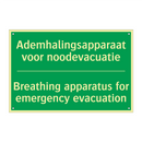 Ademhalingsapparaat voor noodevacuatie /.../ - Breathing apparatus for emergency /.../