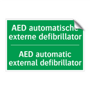 AED automatische externe defibrillator /.../ - AED automatic external defibrillator /.../