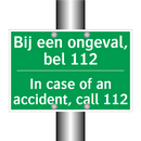 Bij een ongeval, bel 112 - In case of an accident, call /.../