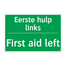 Eerste hulp links - First aid left & Eerste hulp links - First aid left