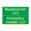 Noodnummer 112 - Emergency number 112 & Noodnummer 112 - Emergency number 112
