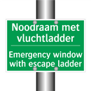 Noodraam met vluchtladder - Emergency window with escape /.../