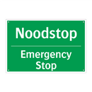 Noodstop - Emergency Stop & Noodstop - Emergency Stop & Noodstop - Emergency Stop