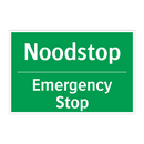 Noodstop - Emergency Stop & Noodstop - Emergency Stop & Noodstop - Emergency Stop
