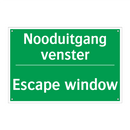 Nooduitgang venster - Escape window & Nooduitgang venster - Escape window