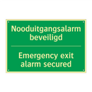 Nooduitgangsalarm beveiligd - Emergency exit alarm secured /.../