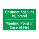 Ontmoetingspunt bij brand - Meeting Point In Case of /.../