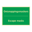 Ontsnappingsmaskers - Escape masks & Ontsnappingsmaskers - Escape masks