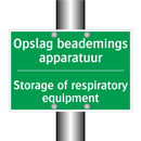 Opslag beademings apparatuur - Storage of respiratory equipment /.../