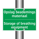 Opslag beademings materiaal - Storage of breathing equipment /.../