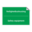 Veiligheidsuitrusting - Safety equipment & Veiligheidsuitrusting - Safety equipment