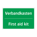 Verbandkasten - First aid kit & Verbandkasten - First aid kit & Verbandkasten - First aid kit