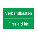 Verbandkasten - First aid kit & Verbandkasten - First aid kit & Verbandkasten - First aid kit