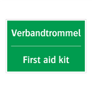 Verbandtrommel - First aid kit & Verbandtrommel - First aid kit & Verbandtrommel - First aid kit