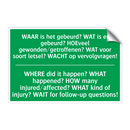 WAAR is het gebeurd? WAT is er /.../ - WHERE did it happen? WHAT /.../