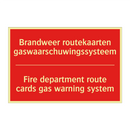 Brandweer routekaarten gaswaarschuwingssysteem /.../ - Fire department route cards gas warning /.../