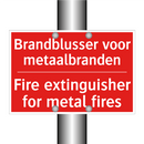 Brandblusser voor metaalbranden - Fire extinguisher for metal fires