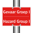 Gevaar Groep I - Hazard Group I